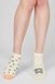 Шкарпетки жіночі бавовняні SOCKS LOW 113 (3пари) LEGS, Молочний, 36-40