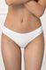 Mickey бавовняні білі трусики бразилиана 9201 Jasmine lingerie, Білий, S