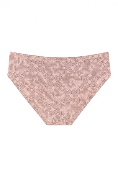Pink cotton slip briefs with patterns no. 200-34 Obrana, Pink, 48