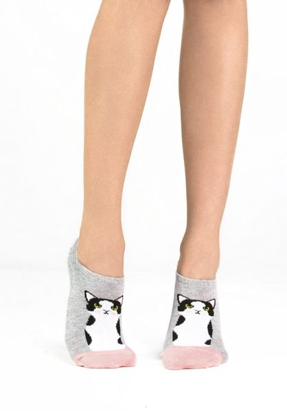 Шкарпетки жіночі з малюнком mint/grey Legs 11 Socks Extra Low 11 (2 пари)
