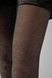 Колготки 30 ден на дрібній сітчастій основі з додаванням люрексу nero/silver LUREX ARGENTO LEGS L1920, Сріблястий, 1/2