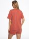 Cotton pajamas with shorts red ABSTRACT HENDERSON 41314, Red, L