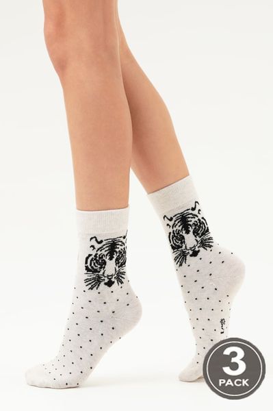 Шкарпетки жіночі бавовняні LEGS 101 36-40 (3 пари)