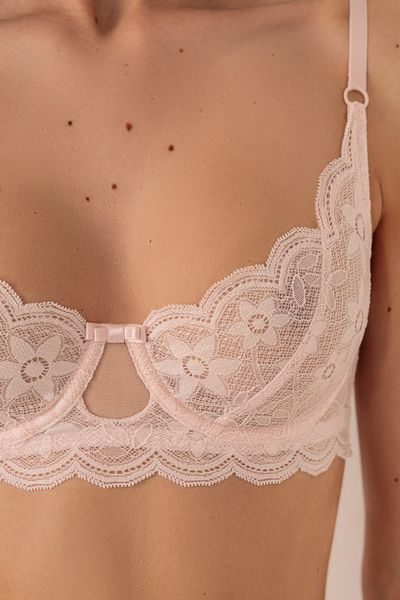 Soft cup bra POLA rose powder Jasmine 1471/10, Рожева пудра, 70B