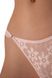 Rose powder lace thong panties Vivien Jasmine 2114/10, Рожева пудра, L