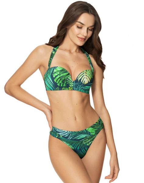 Swimming bra "push-up" balconette green JEIL Jasmine 6329/12, Green, 70B