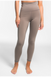Leggings (leggings) made of sports microfiber with a high corrective fit gray-brown Clavel Luna LS005b, Серо-коричневый, L