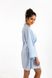 Viscose robe blue Felicia Sensis S2020234, Blue, S-M