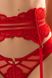 Suspender belt Cheryl red Jasmine 7216/29, Red, M