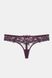 Thong panties with medium rise blackberry from the limited line TEATRO Kleo 3426, L