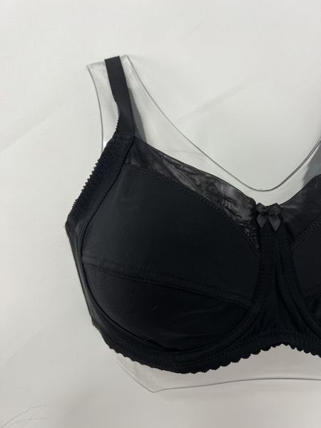 Bra with soft cups and side support black NANA 154500, Чорний, 85D