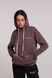 Women's hoodie three-thread Americano loop Luna LC003h, coffee, L