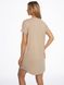 Brown cotton nightgown APPAREL HENDERSON 41312, Brown, L