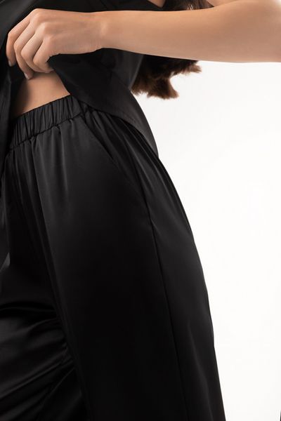 Pants black Milana Jasmine 7402/84, Black, M