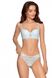 Molded cup bra LUIS crystal blue Jasmine 1128/10, Blue, 70D