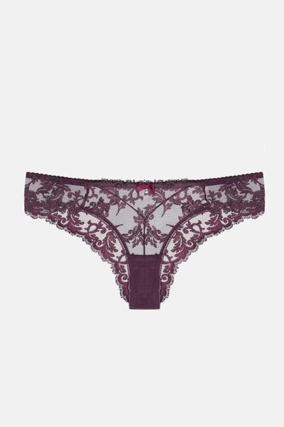 Brazilian panties with medium rise blackberry from the limited line TEATRO Kleo 3427, L
